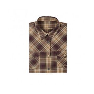 Blaser Twill Blouse Button Front Shirt Size 42 Tan